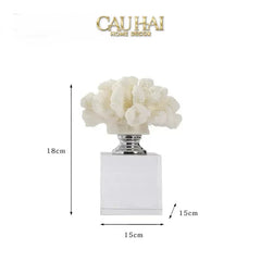 Maison Couture - Set 2 Tượng San Hô Đế Pha Lê Azure Tidal Aether Coral-CẬU HAI HOME DECOR