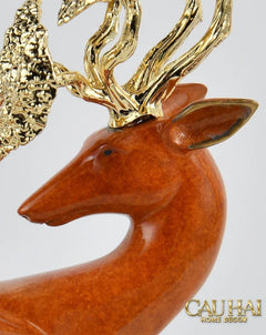 Maison Couture - Set 2 Tượng Thiên Gạc Hươu Les Cerfs Jumeaux à la Ramure Divine 37/44-CẬU HAI HOME DECOR