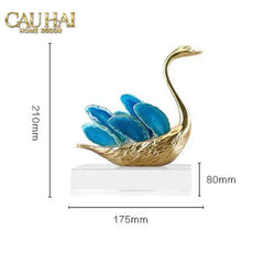 Maison Couture - Set 2 Tượng Thiên Nga Brasson Swan Gemstone - Ligne Cygne D’Amour-CẬU HAI HOME DECOR