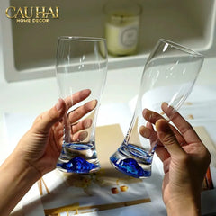 Maison Couture - Set 6 Ly Bia Thuỷ Tinh Oceanami & Cristalleries Stemware Rack 320Ml-CẬU HAI HOME DECOR