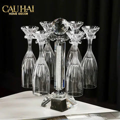 Maison Couture - Set 6 Ly Pha Lê Champane Facetté Éclat Cristalleries Champagne Glasses 170ml-CẬU HAI HOME DECOR