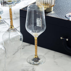 Maison Couture - Set Bình Decanter Ritz - Carlton Leather Box 8 Ly 430Ml-CẬU HAI HOME DECOR