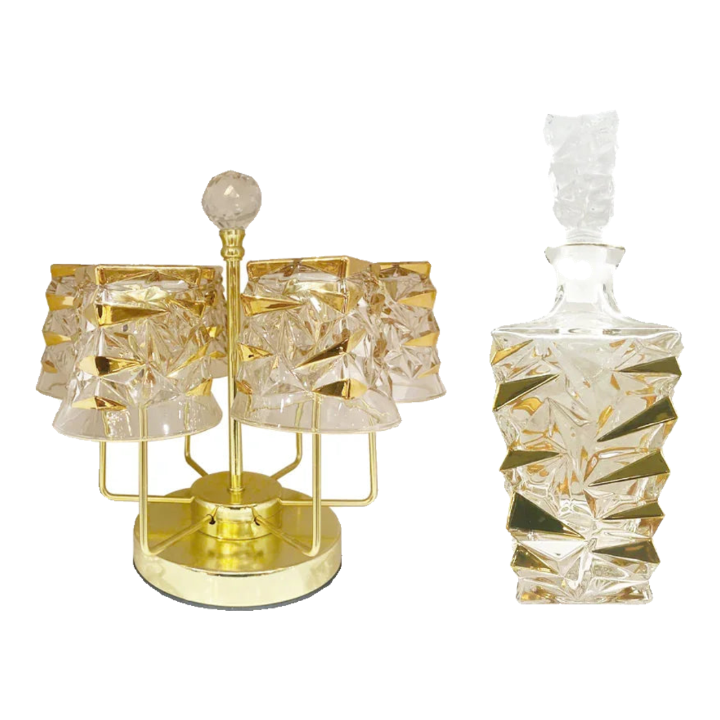 Maison Couture - Set Bình Rượu Whiskey Pha Lê  Glorious  Diamant Facetté