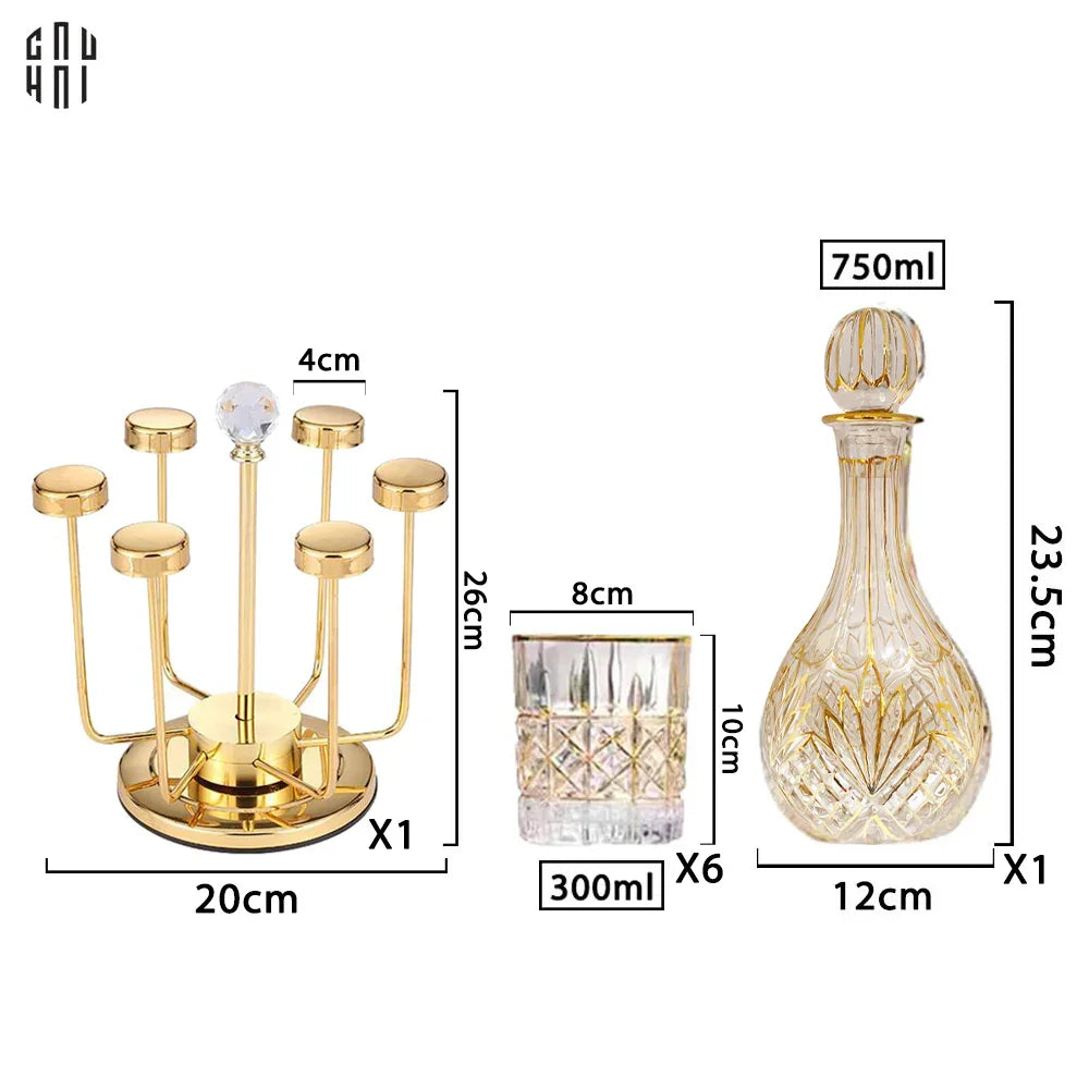 Maison Couture - Set Bình Rượu Whiskey Pha Lê L'Éclat De Louis-CẬU HAI HOME DECOR