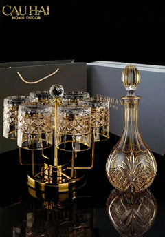 Maison Couture - Set Bình Rượu Whiskey Pha Lê L'Éclat De Louis-CẬU HAI HOME DECOR