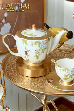 Maison Couture - Set Bình Trà 6 Tách Hoàng Kim Hưng Vượng Oriental Héritage Tea Set 15pcs-CẬU HAI HOME DECOR