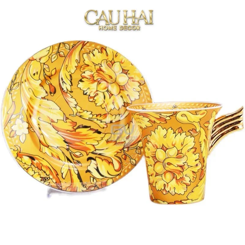 Maison Couture - Set Bình Trà / Cà Phê 15pcs Signature V Class Barocco Gold Spéciale Tea/Coffee Set-CẬU HAI HOME DECOR