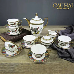Maison Couture - Set Bình Trà Cà Phê Oriental Équestre Héritage Tea & Coffee Set | 15pcs-CẬU HAI HOME DECOR