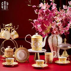 Maison Couture - Set Bình Trà H Class Soleil Éclat Privé 21Pcs - Leather Box-CẬU HAI HOME DECOR