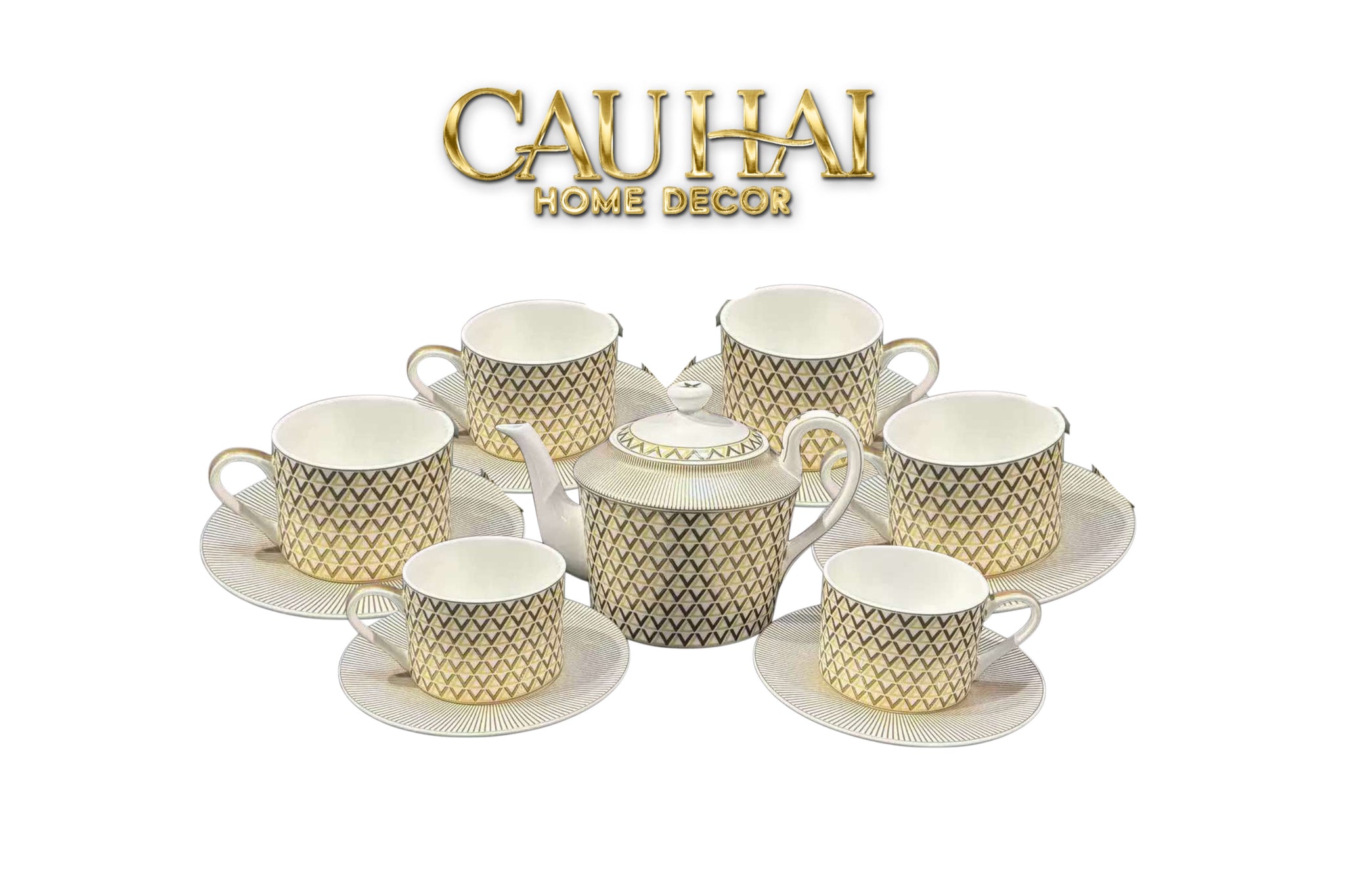 Maison Couture - Set Bình Trà Monogram Prestige L Class-BỘ BÌNH TRÀ-CẬU HAI HOME DECOR