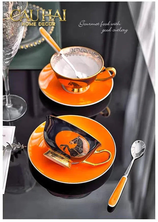 Maison Couture - Set Bình Trà Regal Legendary Impérial Noble Équestre Tea Set 15pcs-CẬU HAI HOME DECOR