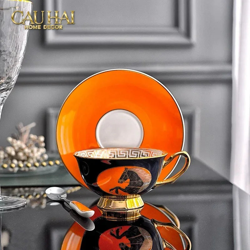 Maison Couture - Set Bình Trà Regal Legendary Impérial Noble Équestre Tea Set 15pcs-BỘ BÌNH TRÀ-CẬU HAI HOME DECOR