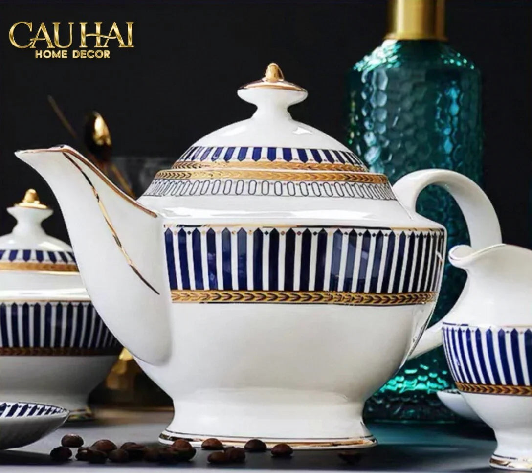 Maison Couture - Set Bình Trà Royal Dynasty 21 Pcs Ss25-CẬU HAI HOME DECOR