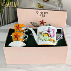 Maison Couture - Set Bình Trà. Ginori Labirito Verde Héritage Tea Set 5 Pcs Giftbox-CẬU HAI HOME DECOR