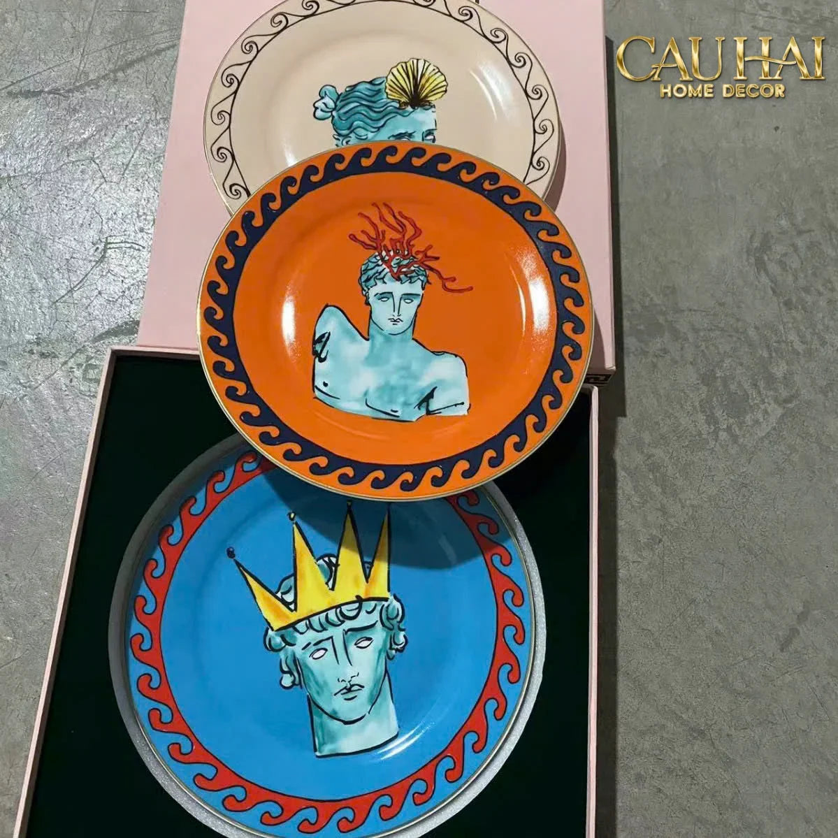 Maison Couture - Set Bình Trà. Ginori Labirito Verde Héritage Tea Set 5 Pcs Giftbox-CẬU HAI HOME DECOR