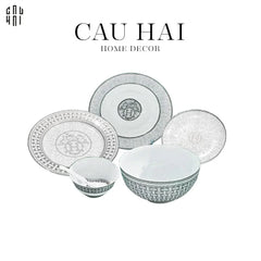 Maison Couture - Set Chén Dĩa 1 Người - Le Gris D'Héritage Mosaique H Class 6Pcs-CẬU HAI HOME DECOR