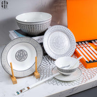 Maison Couture - Set Chén Dĩa 1 Người - Le Gris D'Héritage Mosaique H Class 6Pcs-CẬU HAI HOME DECOR