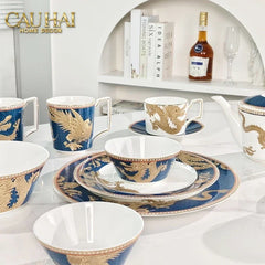 Maison Couture - Set Chén Dĩa Bàn Ăn Long Phụng Eternal Ascendant Tableware Collection-CẬU HAI HOME DECOR