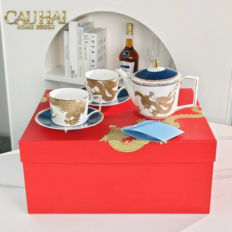 Maison Couture - Set Chén Dĩa Bàn Ăn Long Phụng Eternal Ascendant Tableware Collection-CẬU HAI HOME DECOR