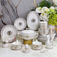 Maison Couture - Set Chén Dĩa Greek Key Meander V Class D'Ivoire Roman 60 Pcs-CẬU HAI HOME DECOR