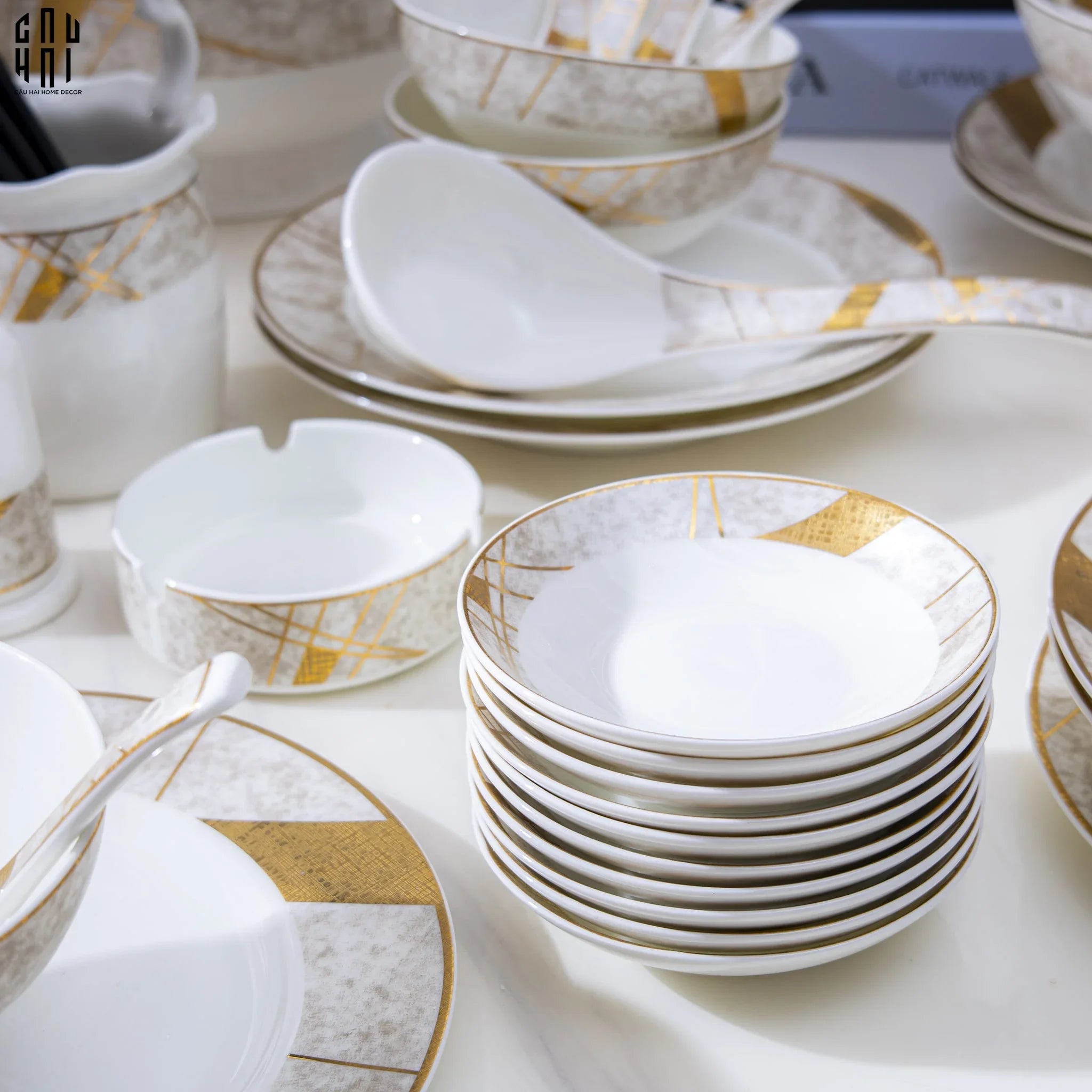 Maison Couture - Set Chén Dĩa L'Éclat Royal 60Pcs - CẬU HAI HOME DECOR