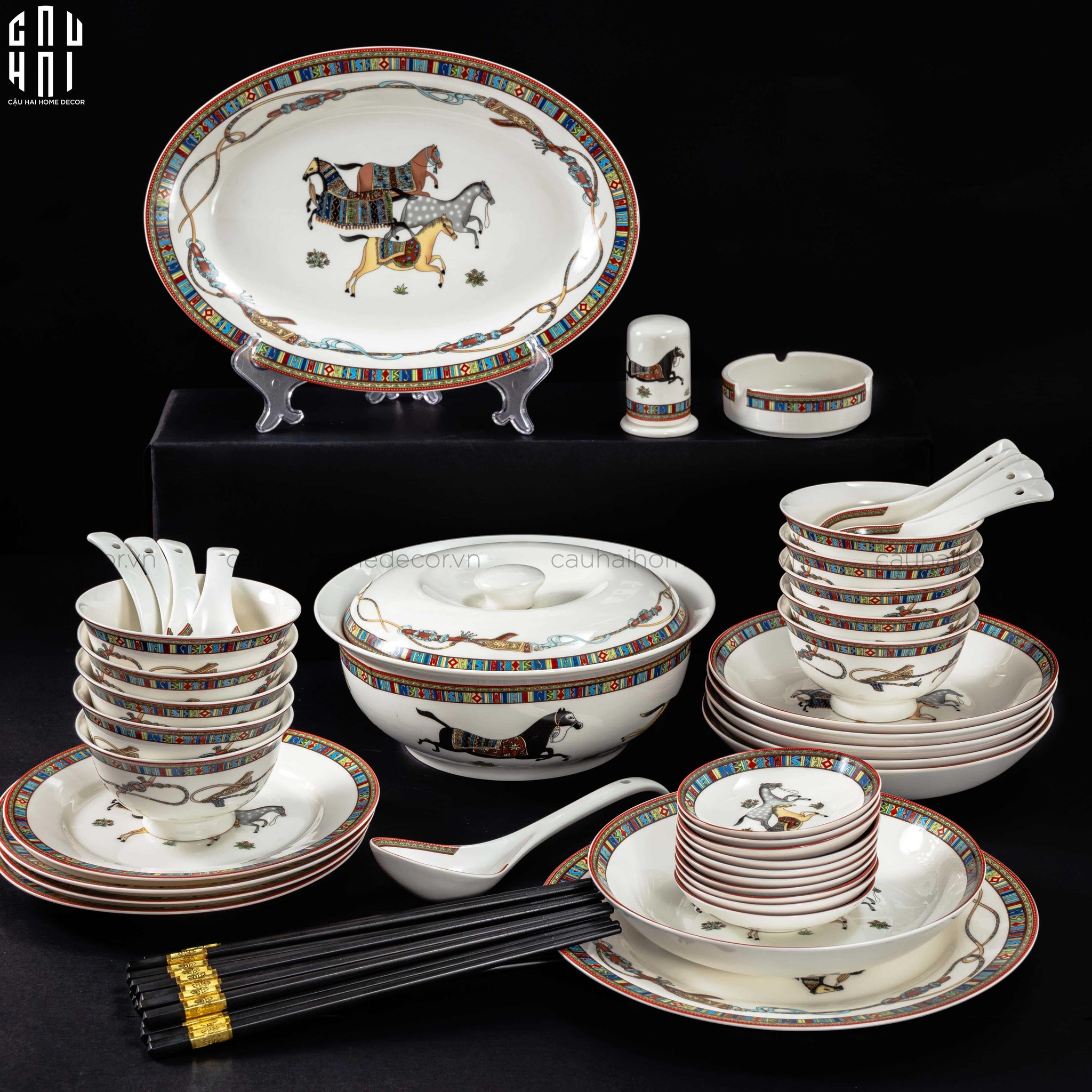 Maison Couture - Set Chén Dĩa Legacy Premium 56Pcs-CẬU HAI HOME DECOR