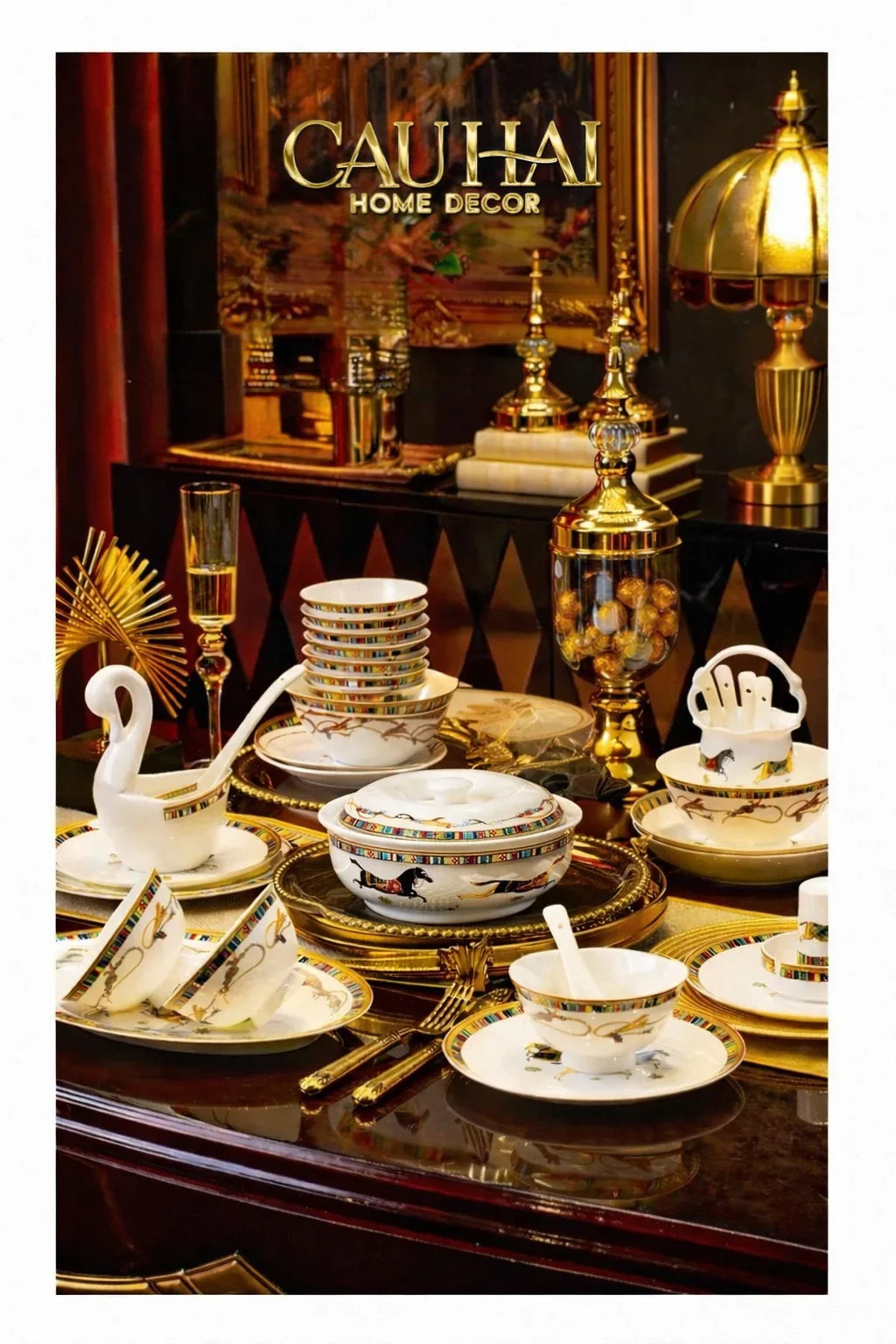 Maison Couture - Set Chén Dĩa Legacy Premium 56Pcs-CẬU HAI HOME DECOR