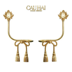 Maison Couture - Set Cột Màn Đồng - Golden Barocco Curtain Holdbacks-CẬU HAI HOME DECOR