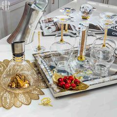 Maison Couture - Set Decanter Pha Lê Hilton Premium 660Ml-CẬU HAI HOME DECOR