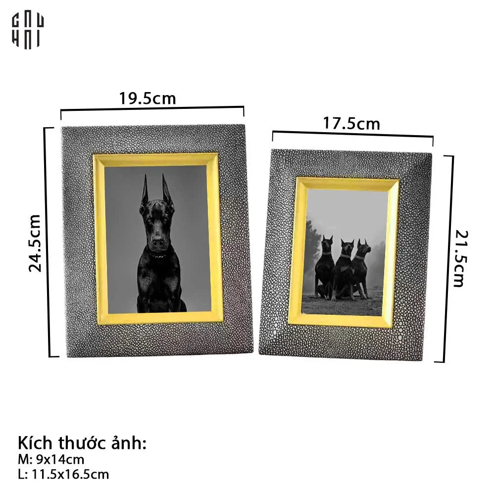 Maison Couture - Set Khung Ảnh Da Leather Tiffany Élégance - CẬU HAI HOME DECOR