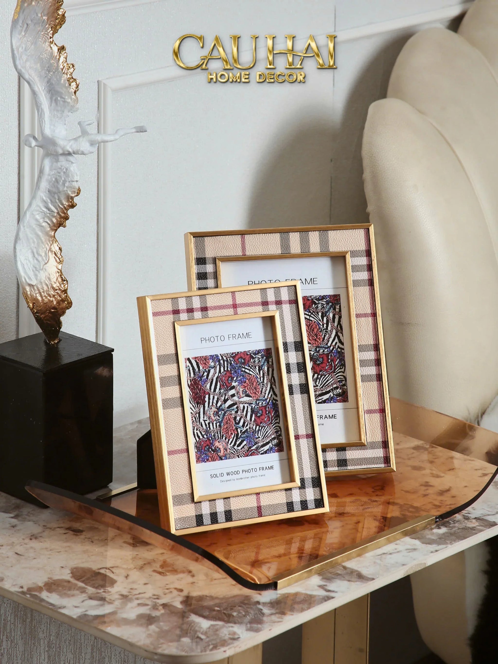 Maison Couture - Set Khung Ảnh Vintage Check Heritage-CẬU HAI HOME DECOR