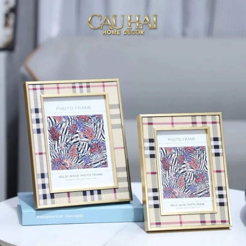 Maison Couture - Set Khung Ảnh Vintage Check Heritage-CẬU HAI HOME DECOR