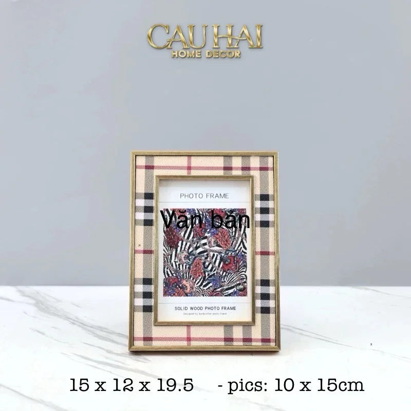 Maison Couture - Set Khung Ảnh Vintage Check Heritage-CẬU HAI HOME DECOR
