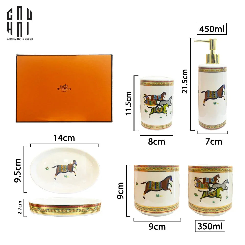 Maison Couture - Set Nhà Tắm Chariot Premium 5Pcs Bathroom Vanity - CẬU HAI HOME DECOR