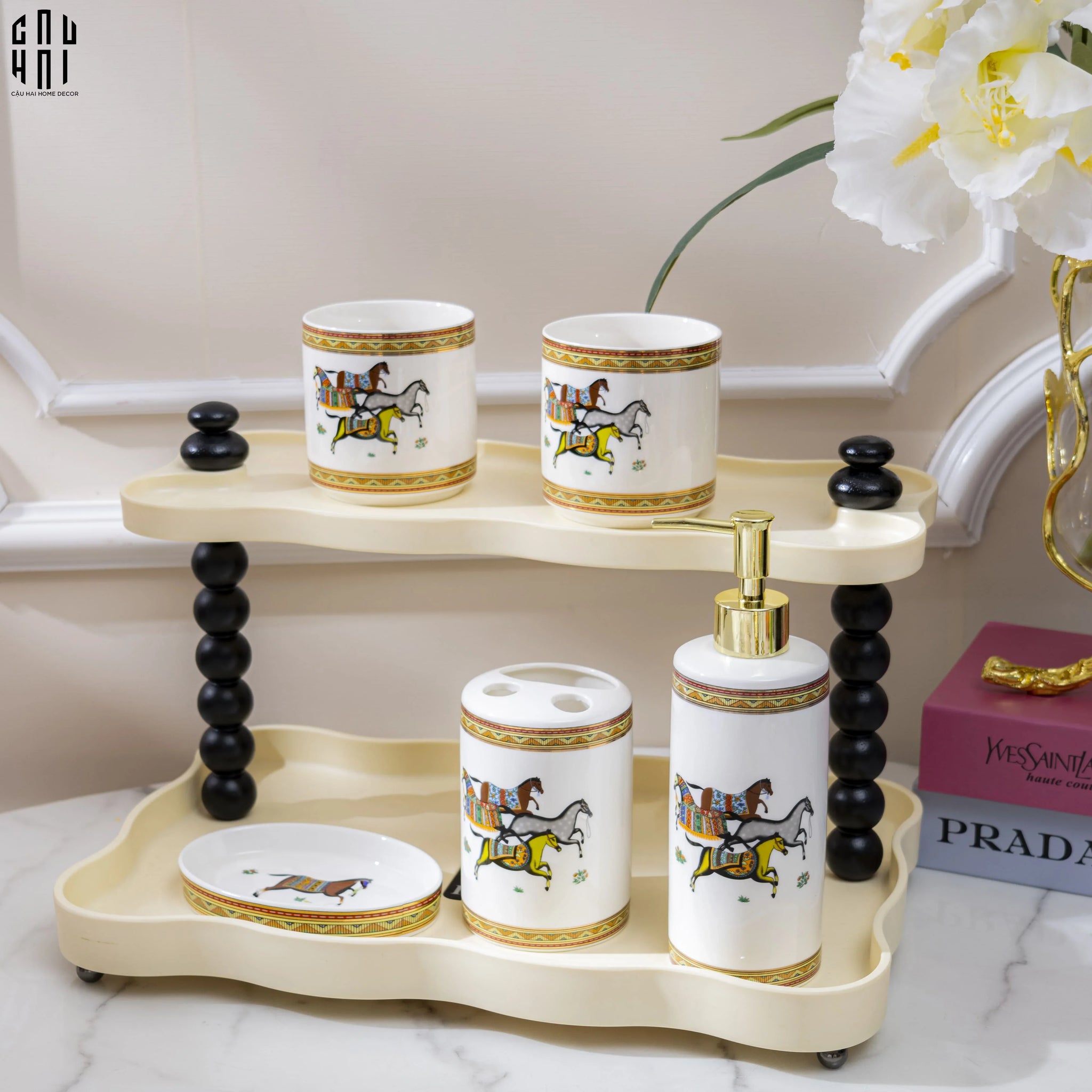 Maison Couture - Set Nhà Tắm Chariot Premium 5Pcs Bathroom Vanity - CẬU HAI HOME DECOR