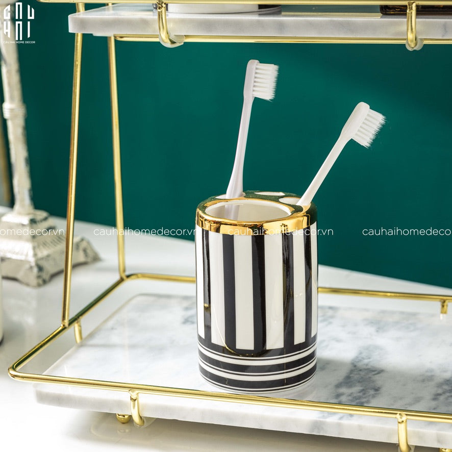 Maison Couture - Set Nhà Tắm Château Clover Signature - L’Atelier Rayé Bathroom Vanity 5pcs - CẬU HAI HOME DECOR