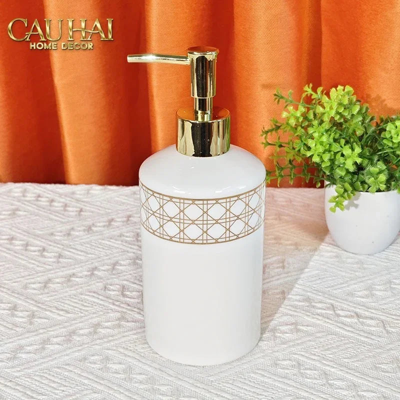 Maison Couture - Set Nhà Tắm D.O Blanc D'Ivoir Cannage Minimal Bathroom Vanity 4Pcs-Set nhà tắm bathroom vanities-Đối tác tại Trung Quốc theo từng đơn đặt hàng-CẬU HAI HOME DECOR