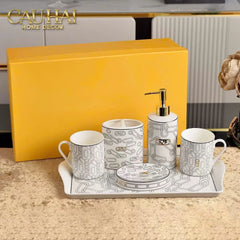Maison Couture - Set Nhà Tắm Fancy F Class - Chainline Metropolis Interlink 6Pcs Bathrooms Vanities-CẬU HAI HOME DECOR