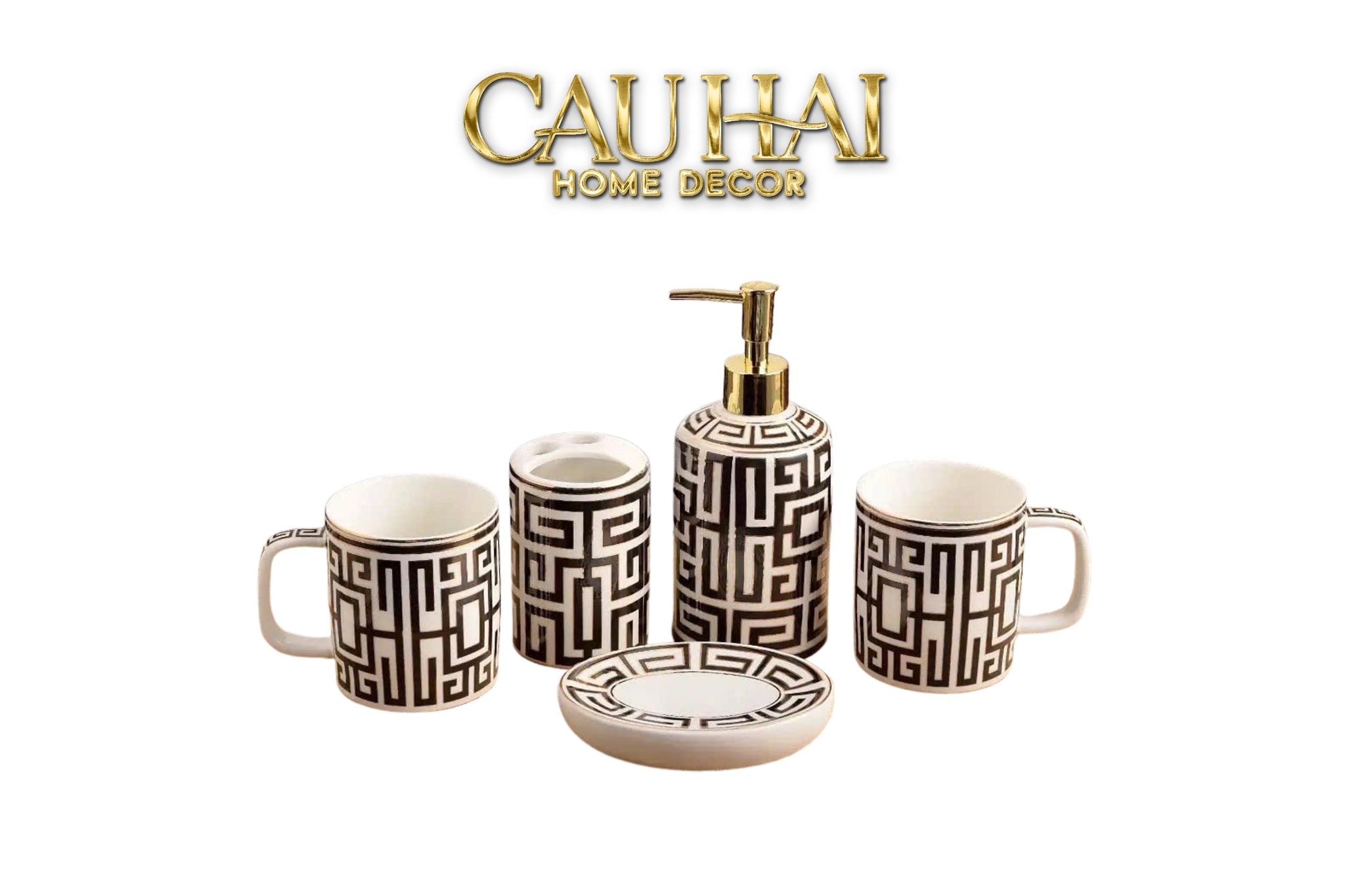 Maison Couture - Set Nhà Tắm GVC Symmetry Code · Intellectual Chic Vanity 5Pcs - CẬU HAI HOME DECOR