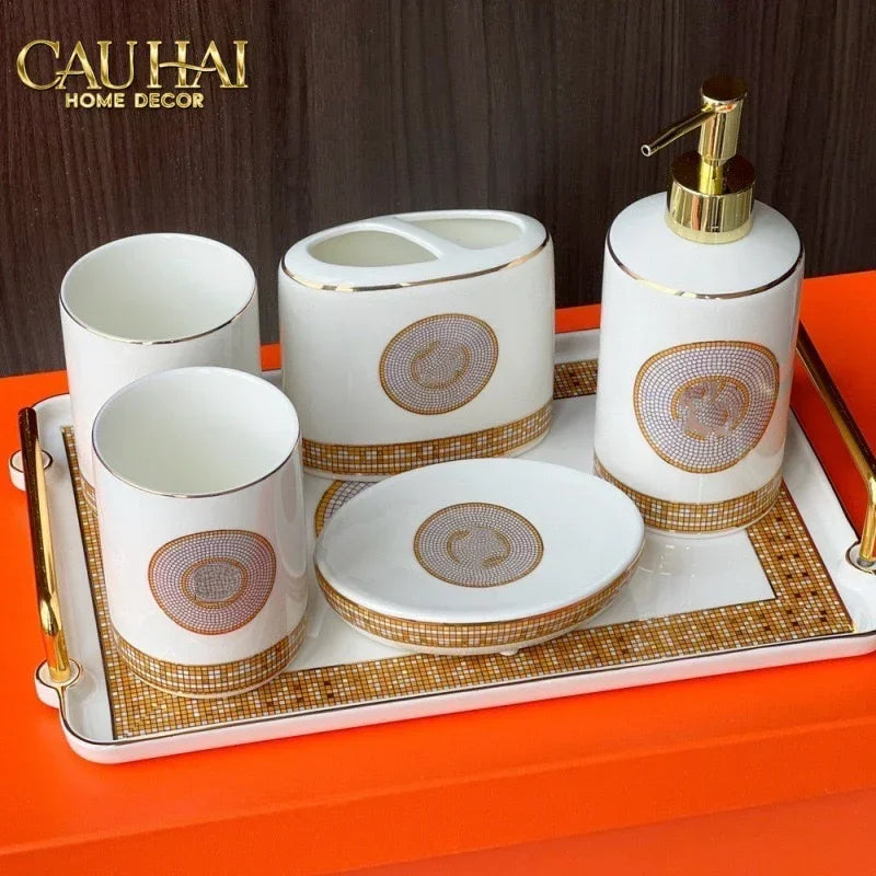 Maison Couture - Set Nhà Tắm H Class Oriental Héritage Cheval Premium 5Pcs Bathroom Vanities-CẬU HAI HOME DECOR