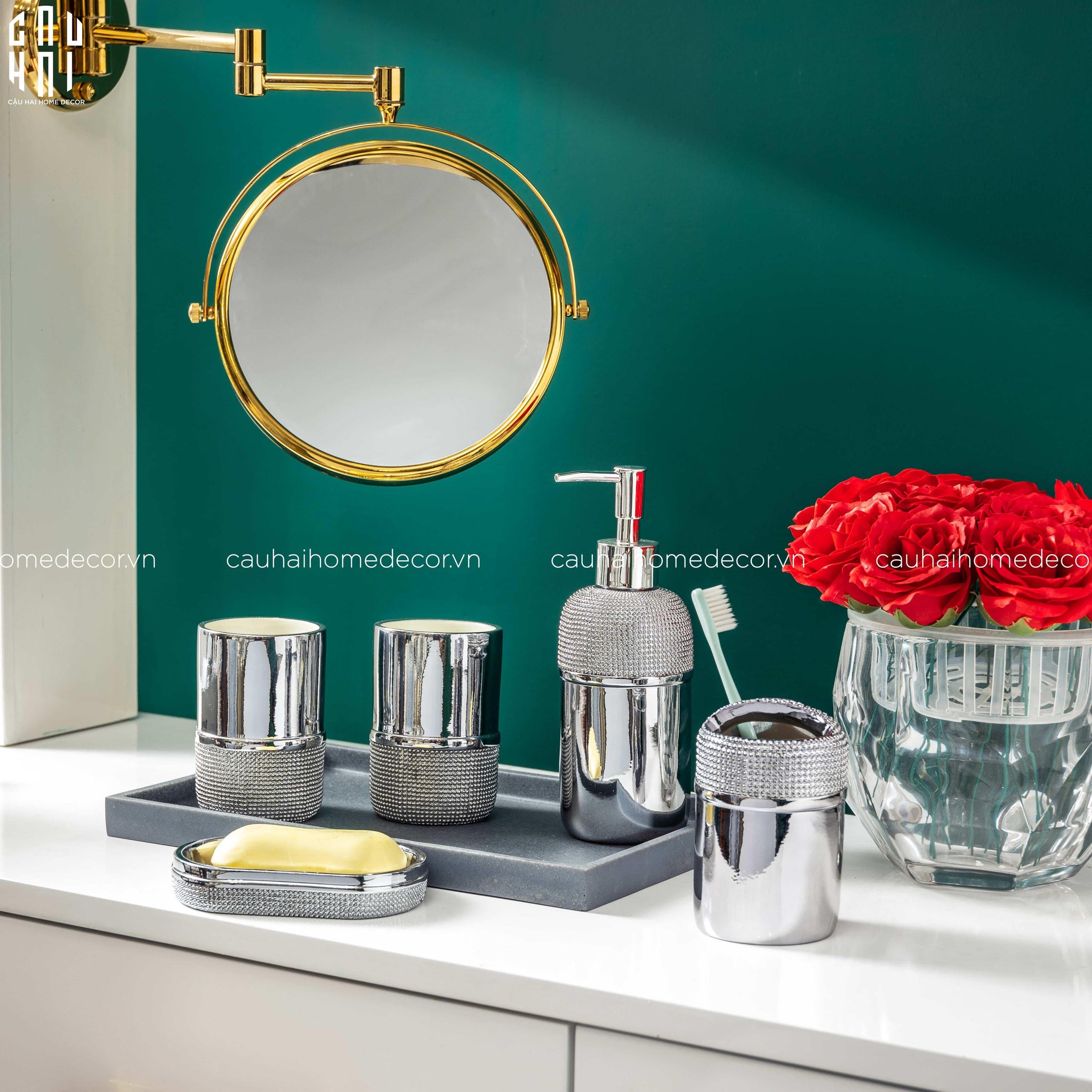 Maison Couture - Set Nhà Tắm Platinum Premium Bathroom Set - CẬU HAI HOME DECOR