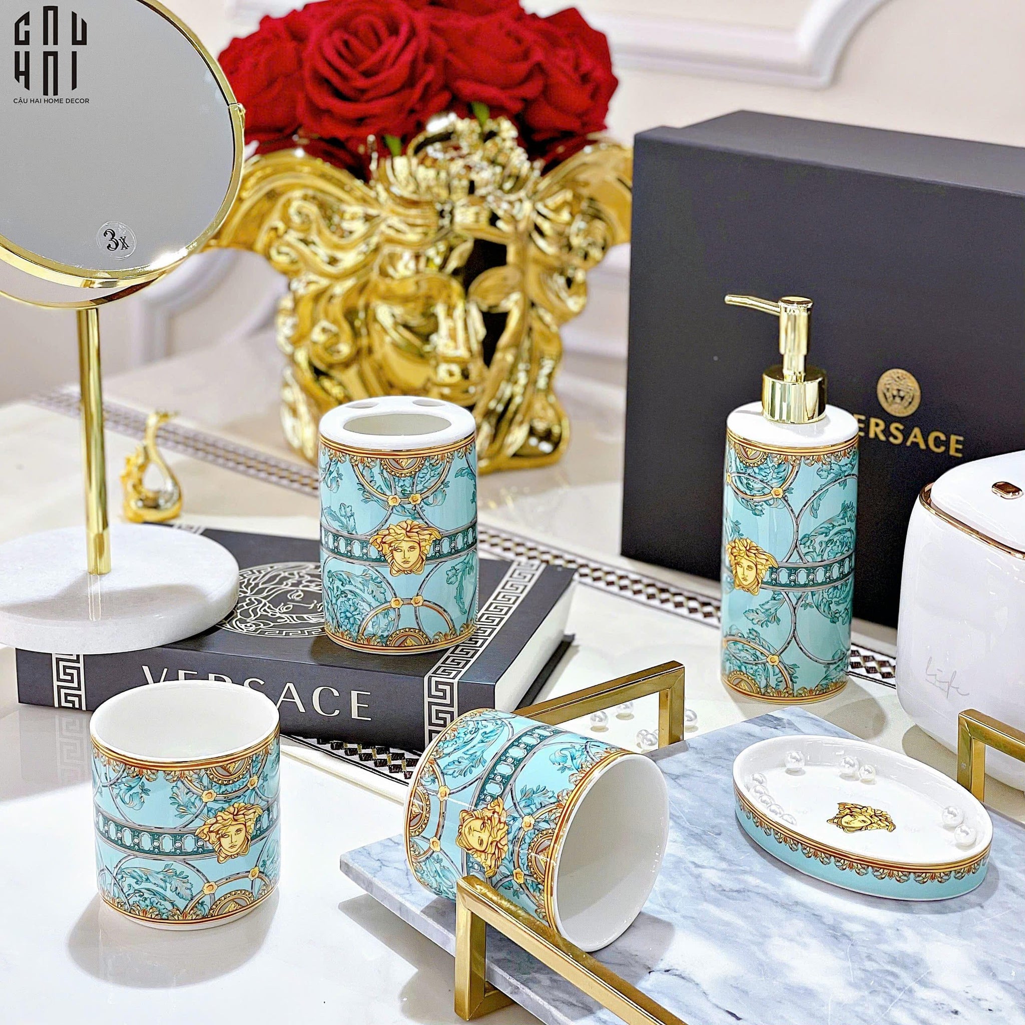 Maison Couture - Set Nhà Tắm Scala Del Palazzo Vers. 5Pcs Bathroom Vanity - CẬU HAI HOME DECOR