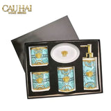Maison Couture - Set Nhà Tắm V Class Medusa Golden Greek Key Bathroom Vanity 5Pcs-Set nhà tắm bathroom vanities-CẬU HAI HOME DECOR