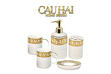 Maison Couture - Set Nhà Tắm V Class Medusa Golden Greek Key Bathroom Vanity 5Pcs-Set nhà tắm bathroom vanities-CẬU HAI HOME DECOR
