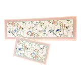 Maison Couture - Luxury Leather Kitchen Mat Set 45X75/150 La Muse Pink Plush Jardin