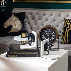 Maison Couture - Set Tượng Chặn Sách Troy Marble Stone Bookend 14x15-CẬU HAI HOME DECOR