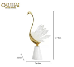 Maison Couture - Set Tượng Đôi Thiên Nga Cygne au Port Altier Royales Cristalleries 37/42-CẬU HAI HOME DECOR