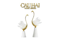 Maison Couture - Set Tượng Đôi Thiên Nga Cygne au Port Altier Royales Cristalleries 37/42-CẬU HAI HOME DECOR