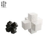 Maison Couture - Set Tượng Marble Cross Reflection - Ss25-TƯỢNG TRANG TRÍ-CẬU HAI HOME DECOR
