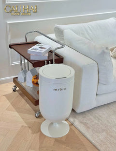 Maison Couture - Thùng Rác Cảm Biến Premium Blanc Coupe de Mr Bin 20L - Auto Lid D32 H61-CẬU HAI HOME DECOR